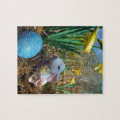 ダフォジルとブルーイースター卵 ジグソーパズル (横)