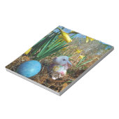 ダフォジルとブルーイースター卵 ノートパッド (回転)