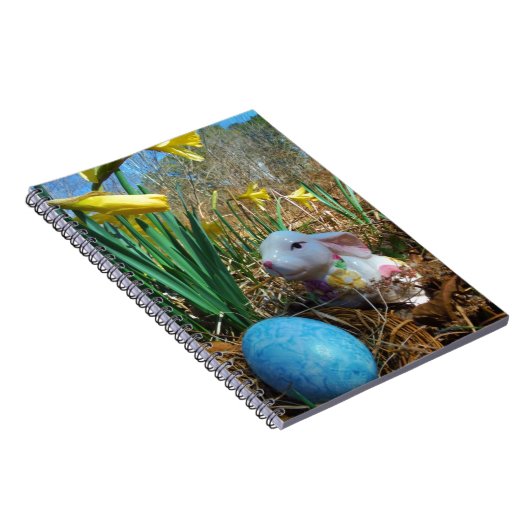ダフォジルとブルーイースター卵 ノートブック (右側)