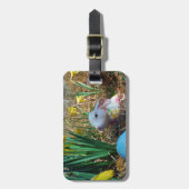 ダフォジルとブルーイースター卵 ラゲッジタグ (正面縦)