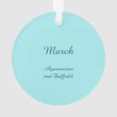 ダフォジルの美しいマーチの妖精 オーナメント (裏面)