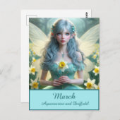 ダフォジルの美しいマーチの妖精 ポストカード (正面/裏面)