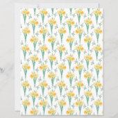 ダフォジルスクラップブック紙 (裏面)