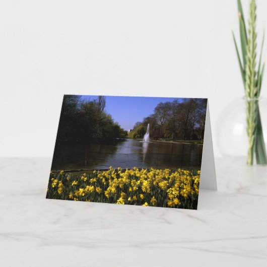 ダフォジルスセントジェームズパークロンドン サンキューカード (正面)