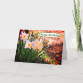 ダフォジルスバイブルックフローラ誕生日 カード (正面)