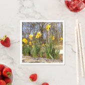 ダフォジルズアットイースター紙ナプキンス スタンダードカクテルナプキン (インサイチュ)