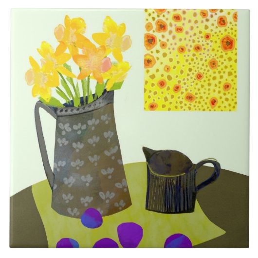 ダフォジルセラミックスキッチンタイル タイル (正面)