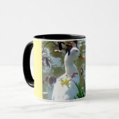 ダフォジルマグの白いアヒル マグカップ (正面左)