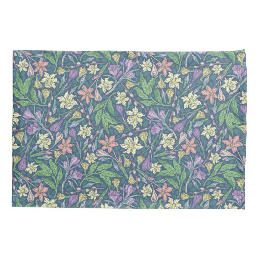 ダフォジル春咲き枕ローケース 枕カバー (裏面)