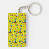 ダフォジル春花柄 キーホルダー (裏面)