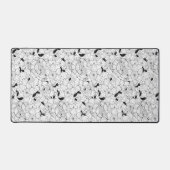 ダフォジル春花柄 デスクマット (正面)