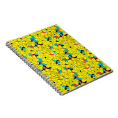 ダフォジル春花柄 ノートブック (右側)