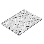 ダフォジル春花柄 ノートブック (左側)