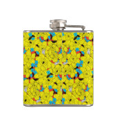 ダフォジル春花柄 フラスク (裏面)