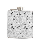 ダフォジル春花柄 フラスク (正面)