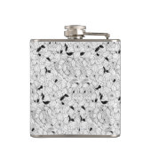 ダフォジル春花柄 フラスク (裏面)