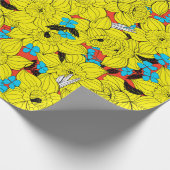 ダフォジル春花柄 ラッピングペーパー (角)