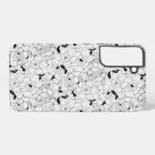 ダフォジル春花柄 SAMSUNG GALAXYケース (裏面横)