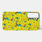 ダフォジル春花柄 SAMSUNG GALAXYケース (裏面横)