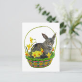 ダフォジル絵葉書の復活祭キャット シーズンポストカード (スタンド正面)