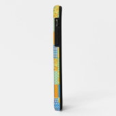 ダフォジル、ギンガムとポルカフェイクパッチワーク Case-Mate iPhoneケース (裏面/左)