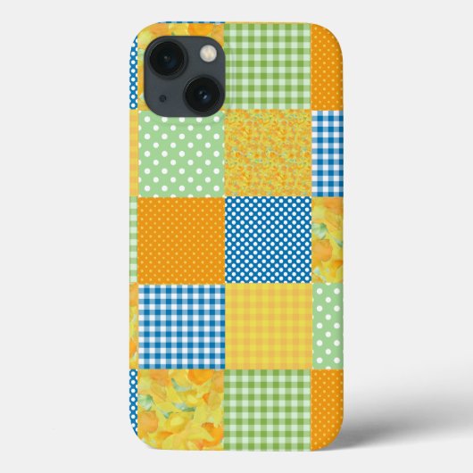 ダフォジルiPad Mini ケースフェイク、国 – パッチワーク Case-Mate iPhoneケース (裏面)