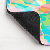 ダフォディルイエローパステル抽象芸術 マウスパッド (コーナー)