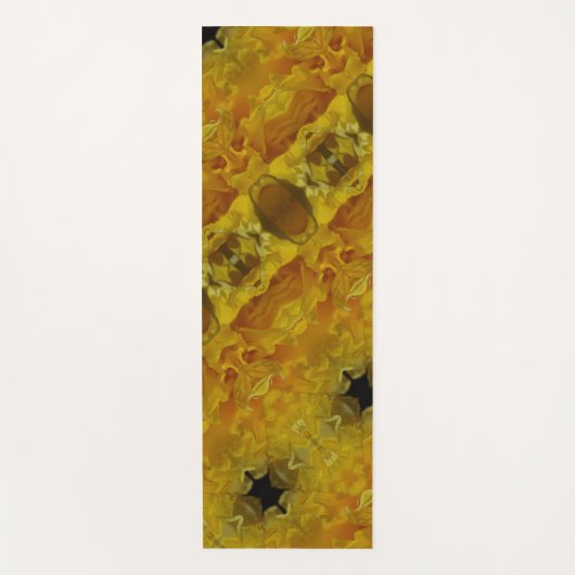 ダフォディルイカットプフ ヨガマット (正面)