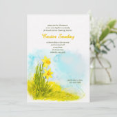 ダフォディルスイースター招待状 招待状 (スタンド正面)