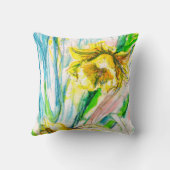 ダフォディル春アート クッション (裏面)