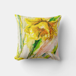 ダフォディル春アート クッション