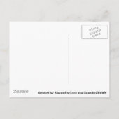 ダフォディル春ファンタジー ポストカード (裏面)