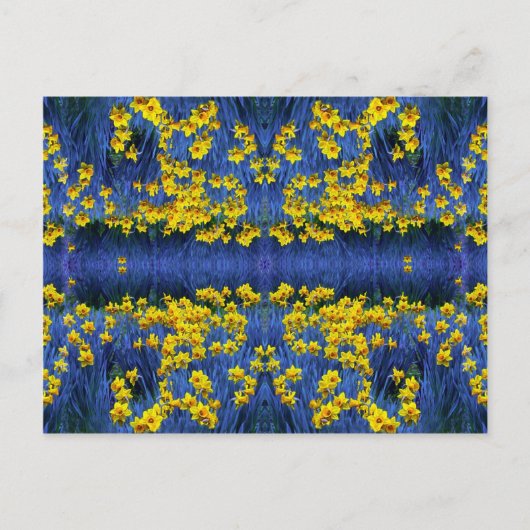 ダフォディル春ファンタジー ポストカード (正面)