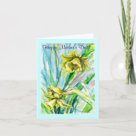 ダフォディル春マザーズデイカード カード (正面)