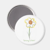 ダフォディル – 独身の マグネット (正面/裏面)