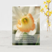 ダフォデルライフ引用文カード カード (黄色い花)