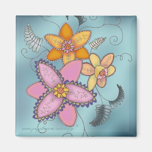 ダフカラフルジル磁石 マグネット (正面)