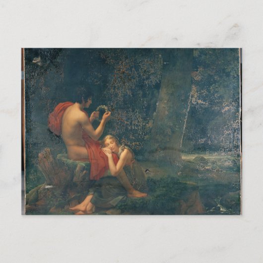 ダフニスとクロエ、1824-25 ポストカード (正面)