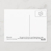 ダフニスの通夜 ポストカード (裏面)