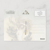 ダフネの木への変態 ポストカード (裏面)