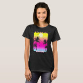ダフネアラバマアルサマーヴィンテージサンセット Tシャツ (正面フル)