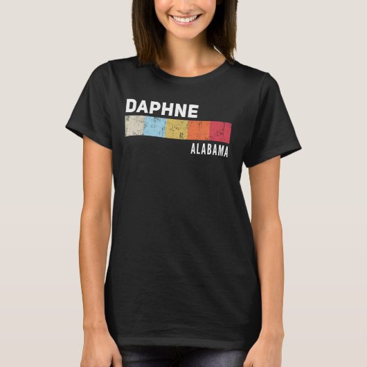 ダフネアラバマ州のプライドルーツホームタウン先住民 Tシャツ (正面)