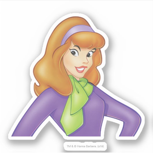 ダフネ笑い シール (正面)