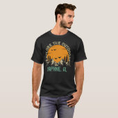 ダフネ，アラバマ – アウトドアを探索 Tシャツ (正面フル)