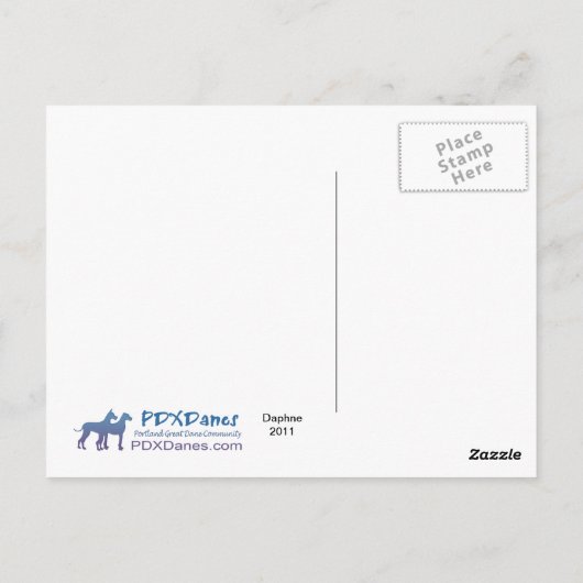 ダフネ ポストカード (裏面)