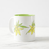 ダフパーソナライズされたォディルコーヒーマグ ツートーンマグカップ (正面左)