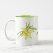 ダフパーソナライズされたォディルコーヒーマグ ツートーンマグカップ (左)