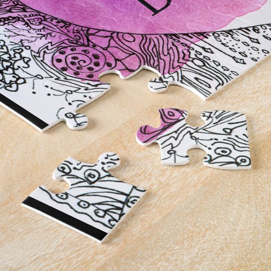 ダフヨミ「難しくない」 ジグソーパズル (側面)