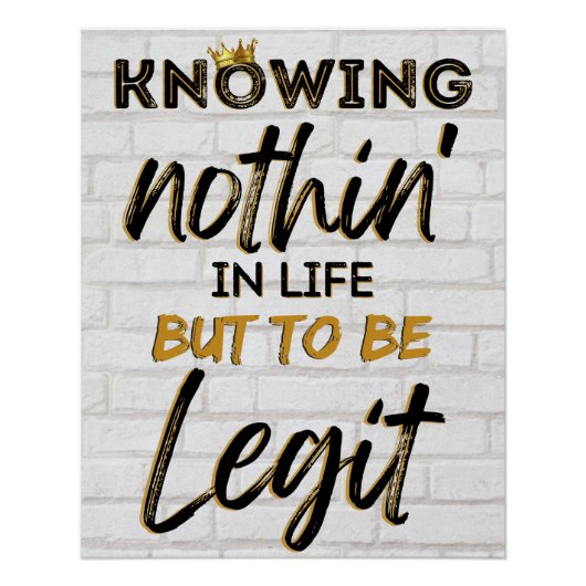 ダフードレトロヒップホップ誕生日/ベビーシャワー ポスター (正面)