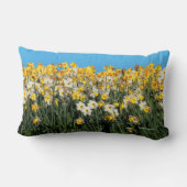 ダフ素晴らしオディルの花の2トーンのメドレー ランバークッション (裏面)